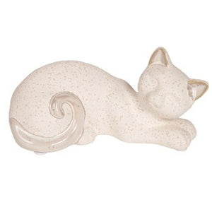 STRAITS 26551 WHITE LAYING CAT