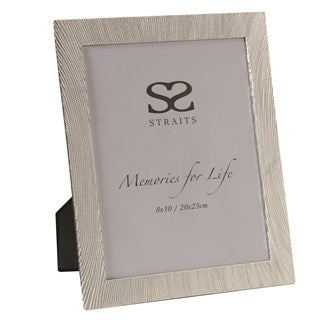 STRAITS 29347 SILVER ETCHED PHOTOFRAME 8X10