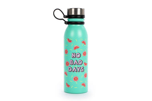 TRI-COASTAL 30677-27567 NO BAD DAYS STAINLESS STEEL WATER BOTTLE 600ML