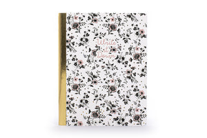 TRI-COASTAL 30756-30728 GINGHAM GOLD FOIL NOTEBOOK