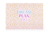 POSH + POP 30758T-31143 DREAM, PLAN, DO A4 DESK ORGANIZER