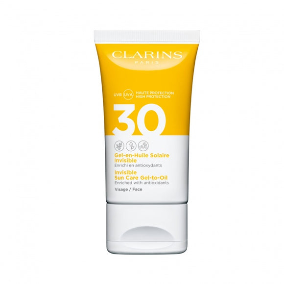 CLARINS SUN CARE INVISIBLE GEL TO OIL FACE GEL 50ML