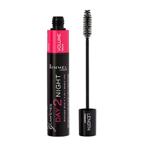 RIMMEL GLAM EYES DAY 2 NIGHT MASCARA BLACK