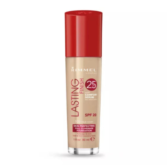 RIMMEL LASTING FINISH FOUNDATION 103 TRUE IVORY