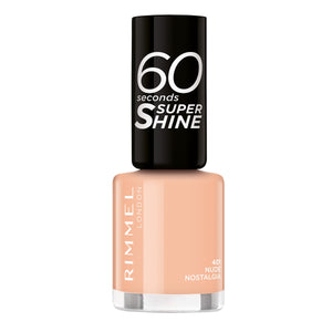 RIMMEL 60 SECONDS SUPER SHINE NAILS POLISH 401 NUDE NOSTALGIA