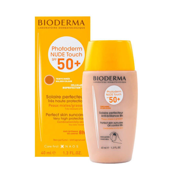 BIODERMA PHOTODERM NUDE TOUCH SPF50+ GOLDEN COLOUR