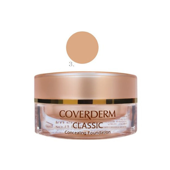 COVERDERM CLASSIC CONCEALING FOUNDATION 3