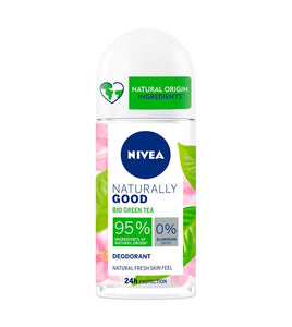 NIVEA DEO NATURALLY GOOD BIO GREEN TEA ROLL ON 50ML