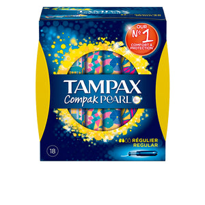 TAMPAX COMPAK PEARL REGULAR X 18