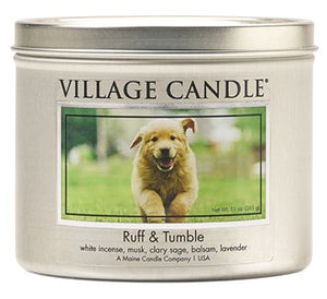 VILLAGE CANDLE RUFF & TUMBLE CANDLE