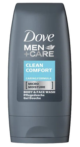 DOVE MEN + CARE CLEAN COMFORT BODY & FACE WASH 55ML