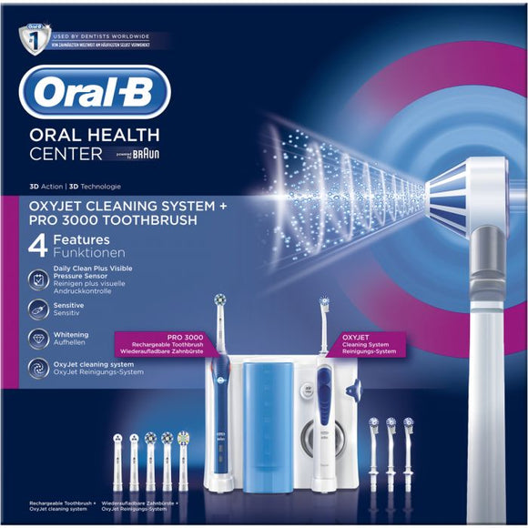 ORAL B POWER TOOTHBRUSH PROCARE OXYJET PRO 3000