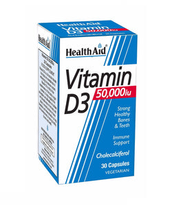 HEALTH AID VITAMIN D3 50000IU 30CAPS