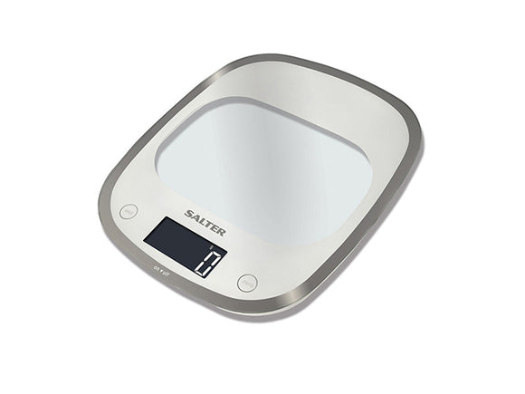 SALTER CURVE GLASS ELECTRONIC WEIGHING SCALE