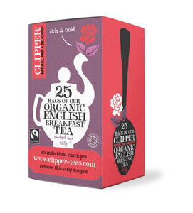 CLIPPER ORGANIC ENGLISH BREAKFAST TEA