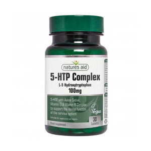 NATURES AID 5 HTP COMPLEX 100MG X 60 TABLETS
