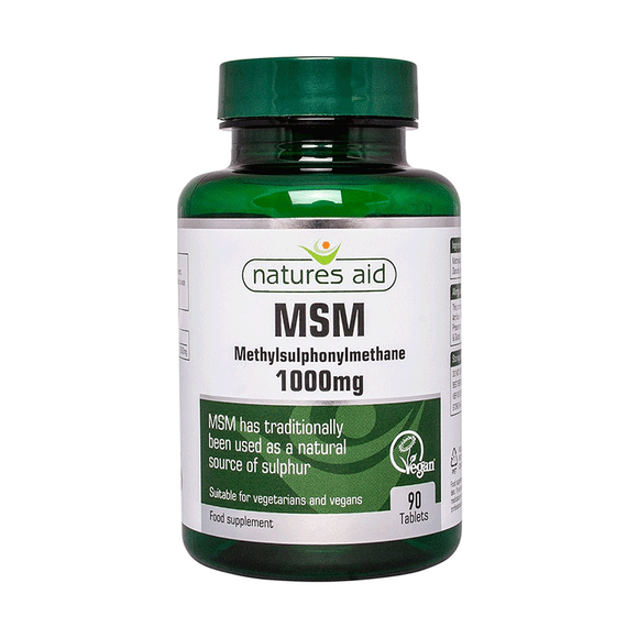 NATURES AID MSM 1000MG X90