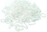 MOLLY & ROSE 4073 PLASTIC ELASTIC BANDS IN PACK CLEAR