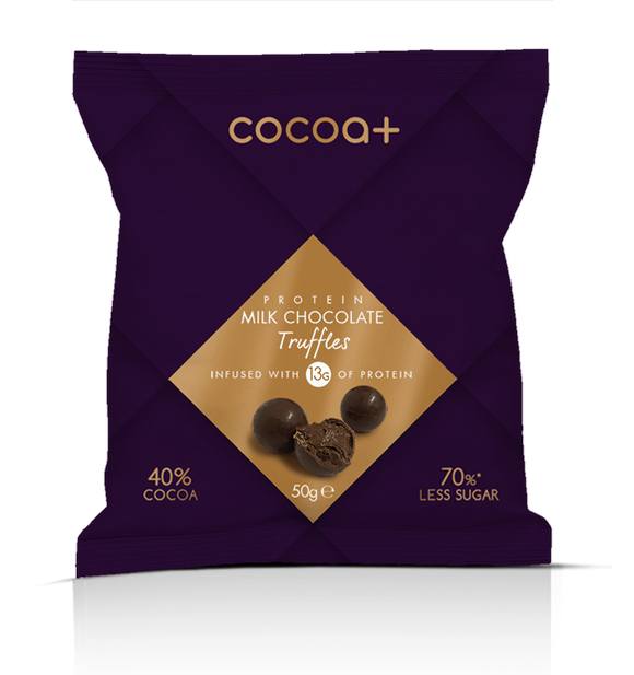 COCOA+ PROTEIN CHOCOLATE TRUFFLES 50G