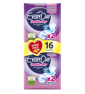 EVERY DAY DOUBLE DRY MAXI NIGHT X 16PCS