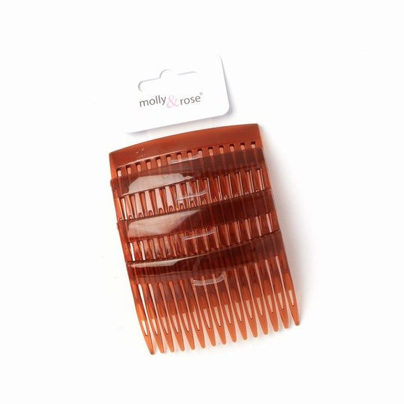 MOLLY & ROSE 5277 BROWN SIDE COMBS