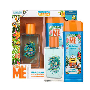 MINIONS PARADISE EDT & BUBBLE BATH SET MINP3579