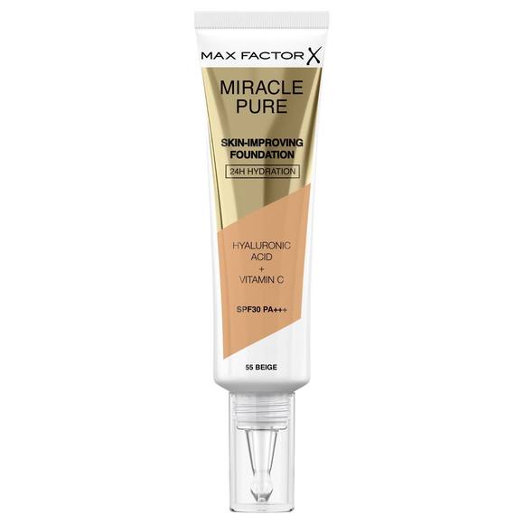 MAX FACTOR MIRACLE PURE FOUNDATION 055 BEIGE