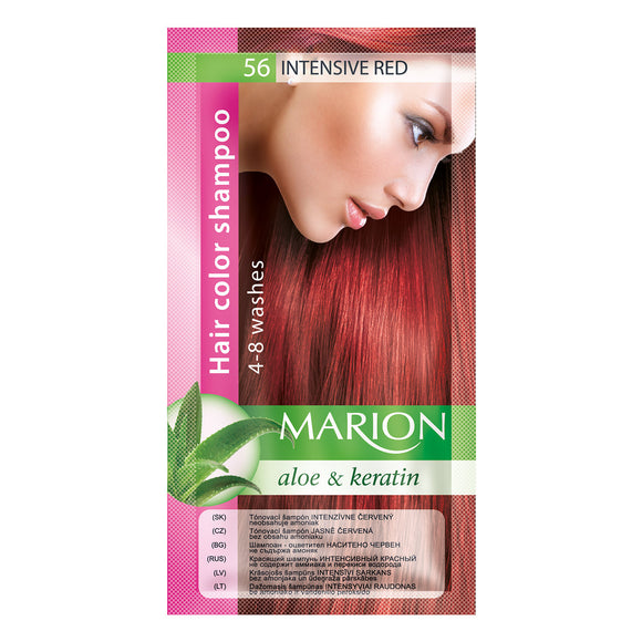 MARION 056 HAIR COLOUR SHAMPOO 56 INTENSIVE RED 40ML