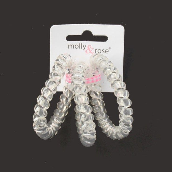 MOLLY & ROSE 5887 CLEAR COIL BOBBLES X 3