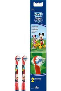 ORAL B POWER BRUSH HEAD STAGES KIDS X2