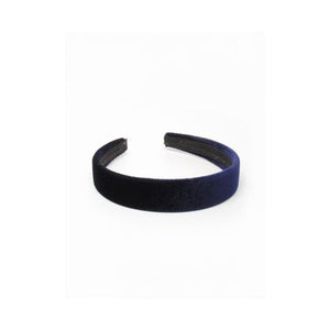 MOLLY & ROSE 6562 NAVY VELVET WIDE ALICE BAND