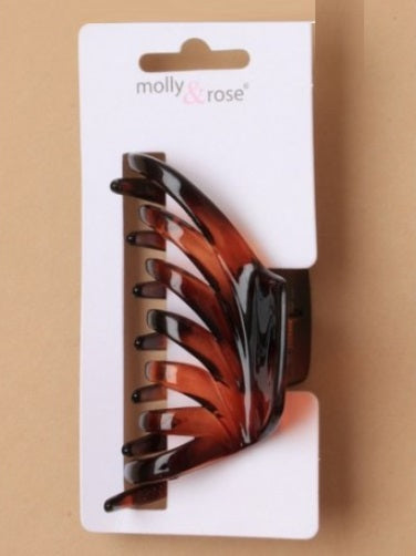 MOLLY & ROSE 6781 BROWN JAW CLIP