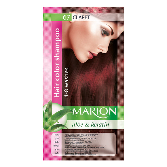 MARION 067 HAIR COLOUR SHAMPOO 67 CLARET 40ML