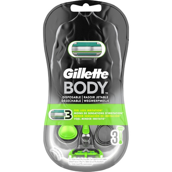GILLETTE BODY DISPOSIBLES X 3