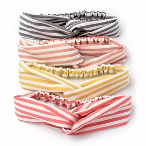 MOLLY & ROSE 7873 STRIPPED FABRIC BANDEAU