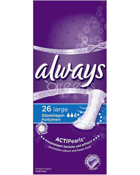 ALWAYS LINERS LARGE X 26