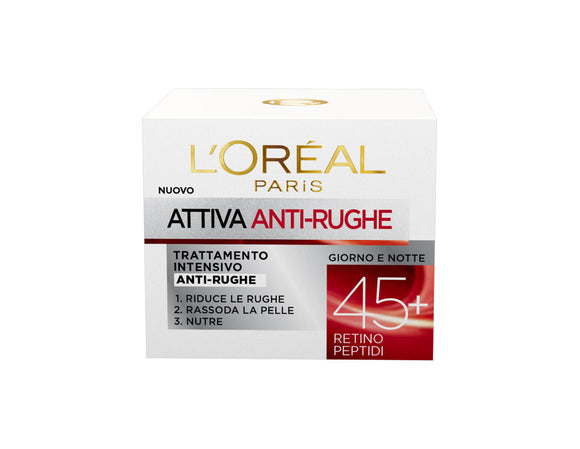 LOREAL ATTIVA ANTI-RUGHE 45+ 50ML