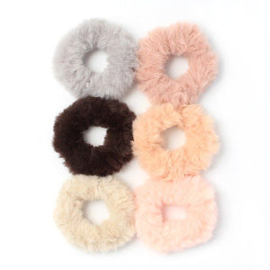 MOLLY & ROSE 8010 FUR FABRIC SCRUNCHIE