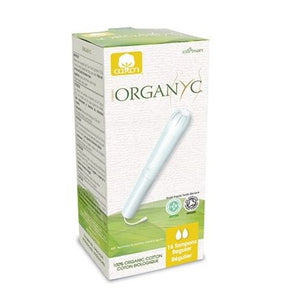 ORGANYC TAMPONS WITH APLLICATOR REGULAR X 16