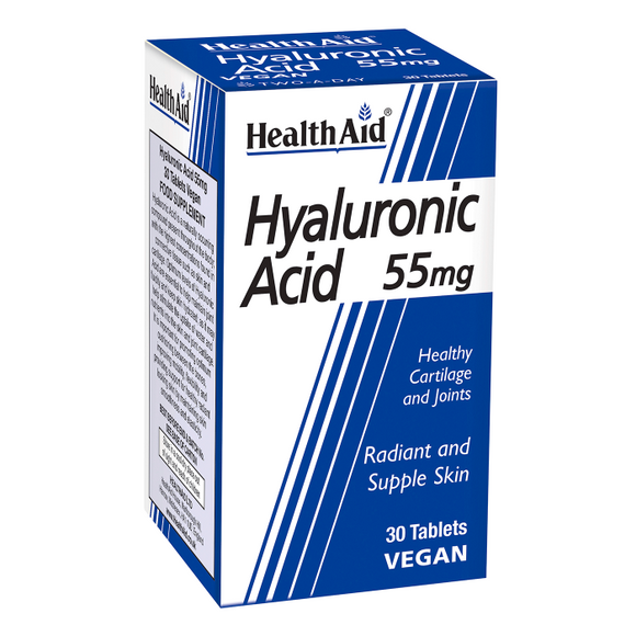 HEALTH AID HYALURONIC ACID 55MG X30TABLETS