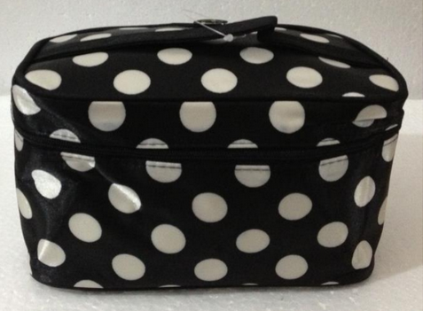 ELLIOT & ASHCROFT 28090 SPOTTED COSMETIC TOILTERY BAG