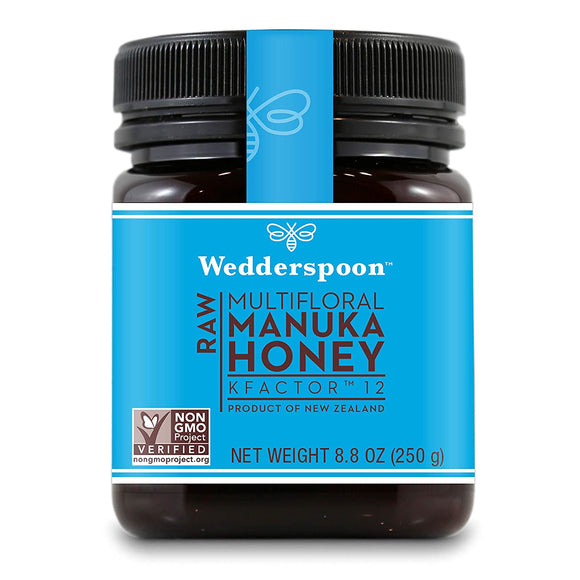 Wedderspoon Organic 100% RAW MANUKA HONEY KFACTOR12 250G