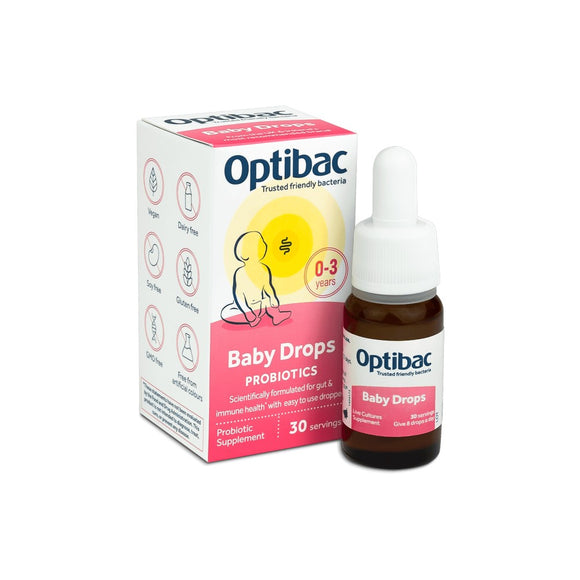 OPTIBAC PROBIOTICS DROPS 0-3 YEARS 30 SERVINGS