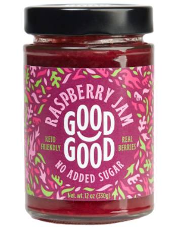 GOOD GOOD RASBERRY JAM 330 GRAMS