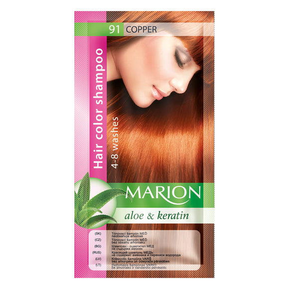 MARION 510 HAIR COLOUR SHAMPOO 91 COPPER 40ML