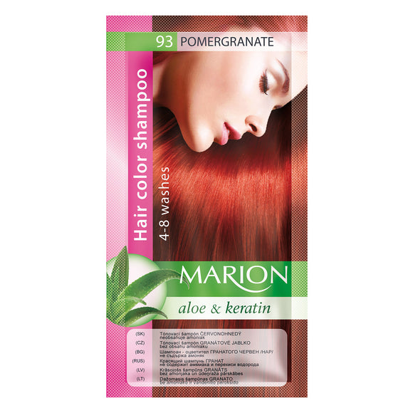 MARION 560 HAIR COLOUR SHAMPOO 93 POMEGRANTE 40ML