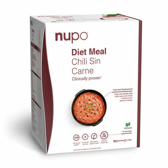 NUPO DIET MEAL CHILI SIN CARNE X10 SERVINGS