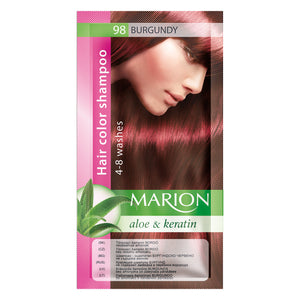 MARION 580 HAIR COLOUR SHAMPOO 98 BURGUNDY 40ML