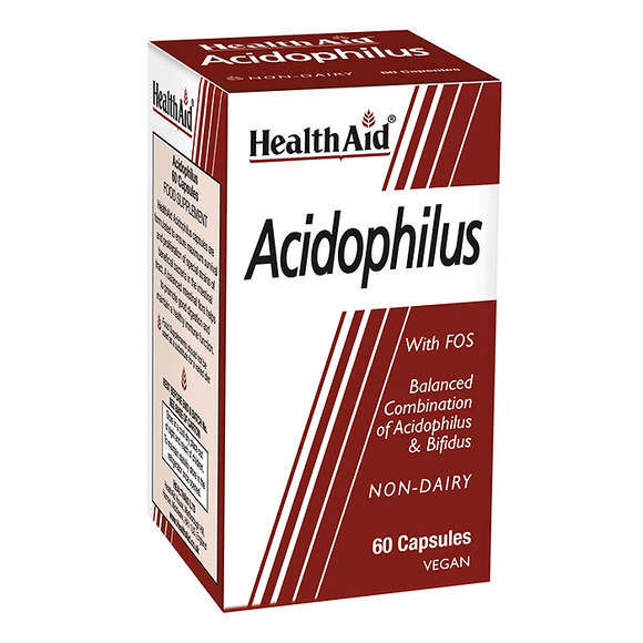 HEALTH AID ACIDOPHILUS X 60 CAPSULES