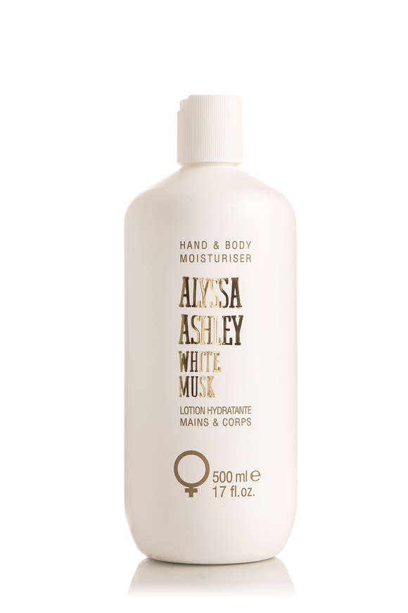 ALYSSA ASHLEY WHITE MUSK HAND & BODY LOTION 750ML